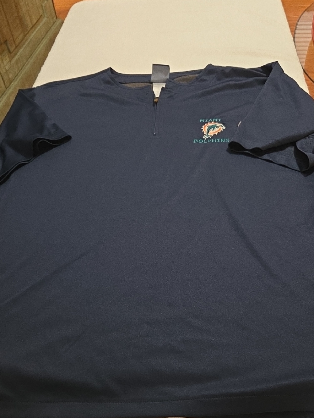 NFL REEBOK MIAMI DOLPHINS PYLL OVER SHIRT